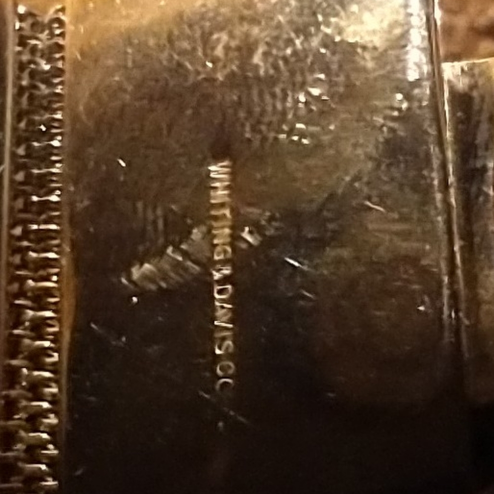 Whiting and Davis 1950's panel bracelet - Picture 5 of 10